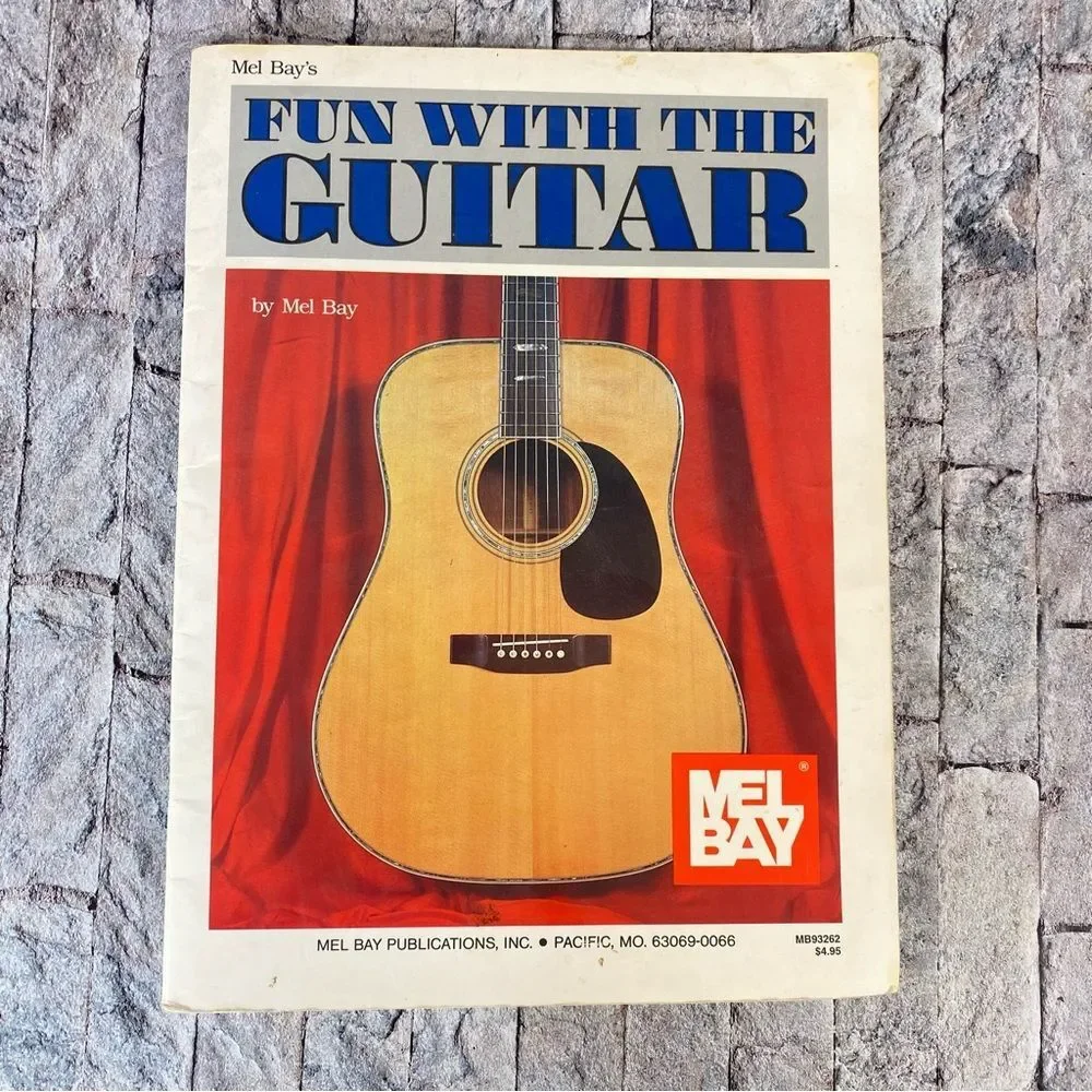 Vtg Guitar Books Acoustic Guitar Bundle of 4 Music Books Fun with the Guitar